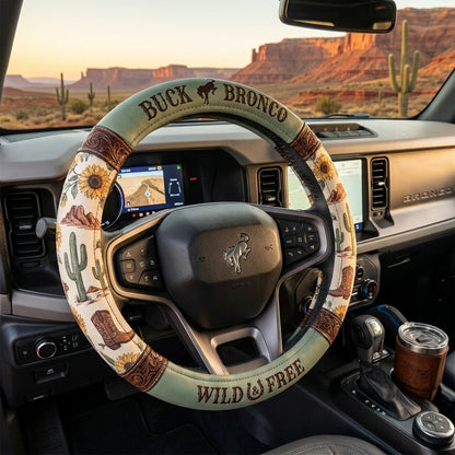 Wild & Free Bronco Steering Wheel Cover – Western Floral