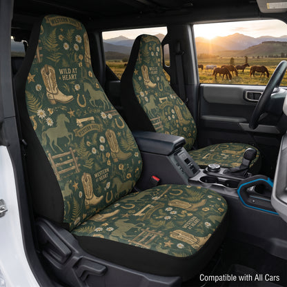 Western Soul Horse Car Seat Covers