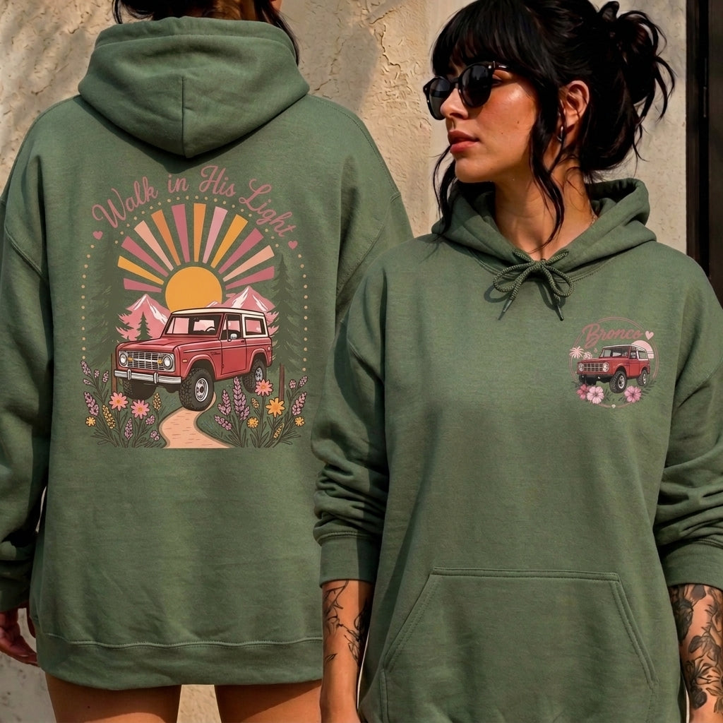 Walk In His Light Hoodie