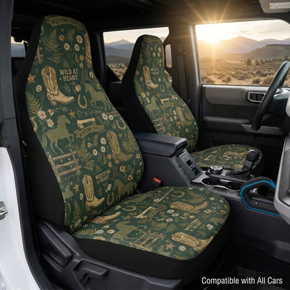Western Soul Horse Car Seat Covers