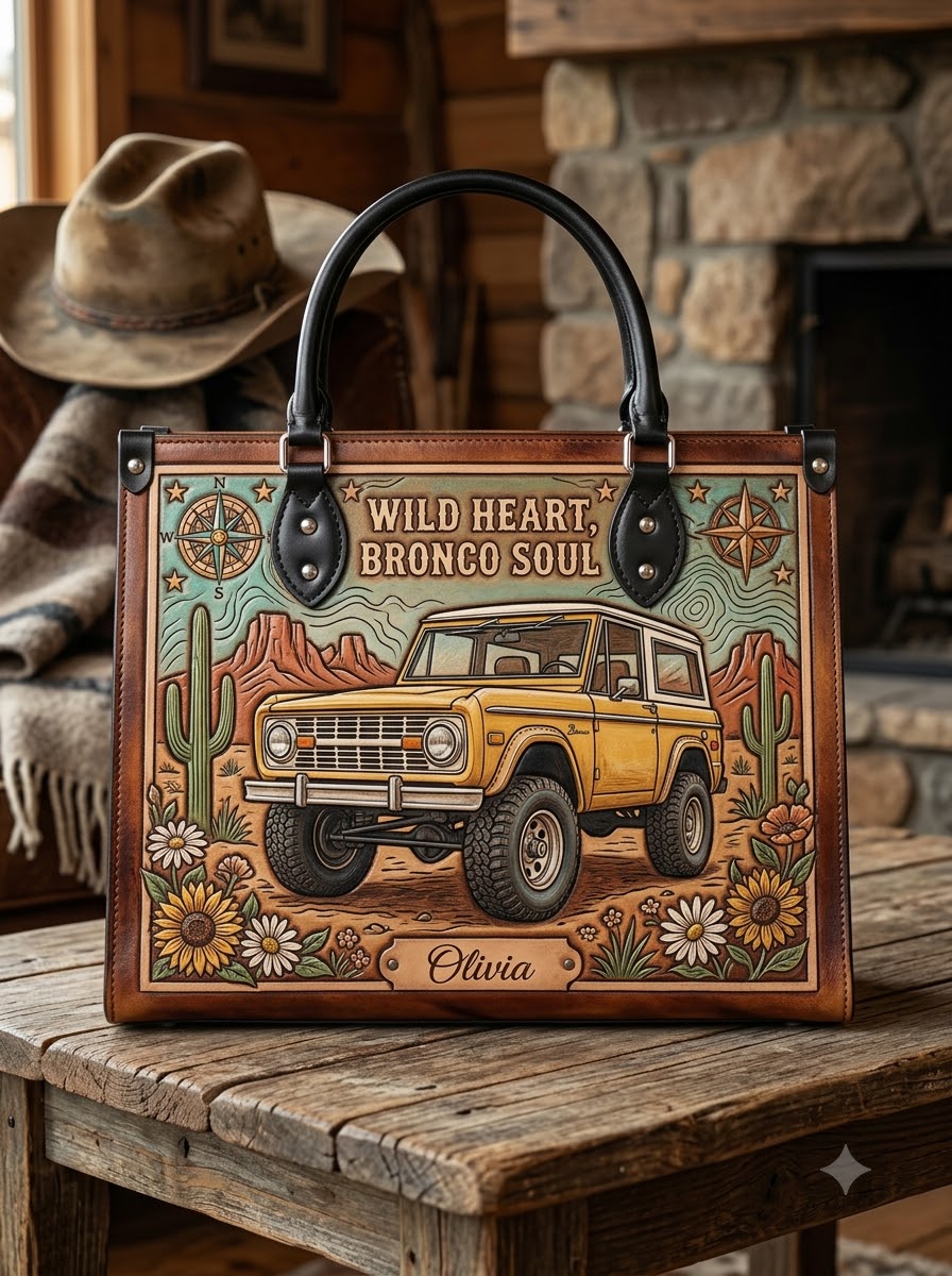 Wild Heart Bronco Soul Leather Bag + Matching Wallet
