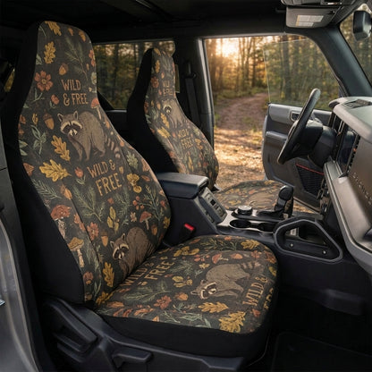 Wild & Free Raccoon Car Seat Covers