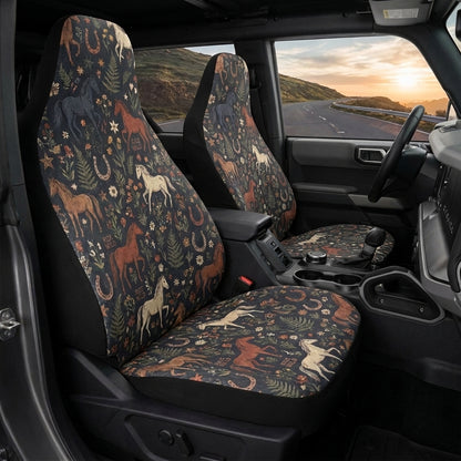 Western Cowgirl Horse Car Seat Covers
