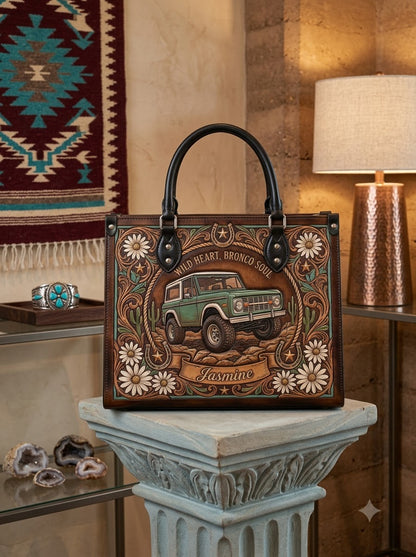 Wild Heart Bronco Floral Leather Bag + Matching Wallet