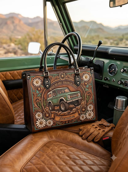Wild Heart Bronco Floral Leather Bag + Matching Wallet