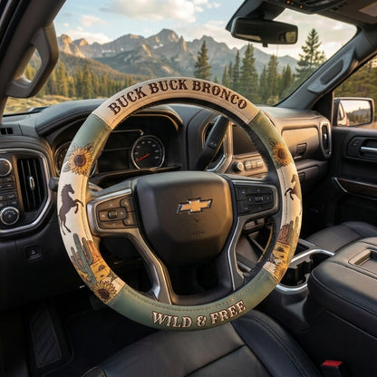 Buck Buck Bronco Steering Wheel Cover