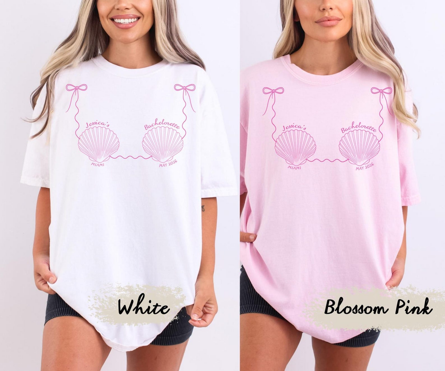 Bachelorette Shirts Seashell shirt Bach Club Shirt Bride Club Last Splash Beach Bikini Tshirt Bridesmaid Gift Matching Party
