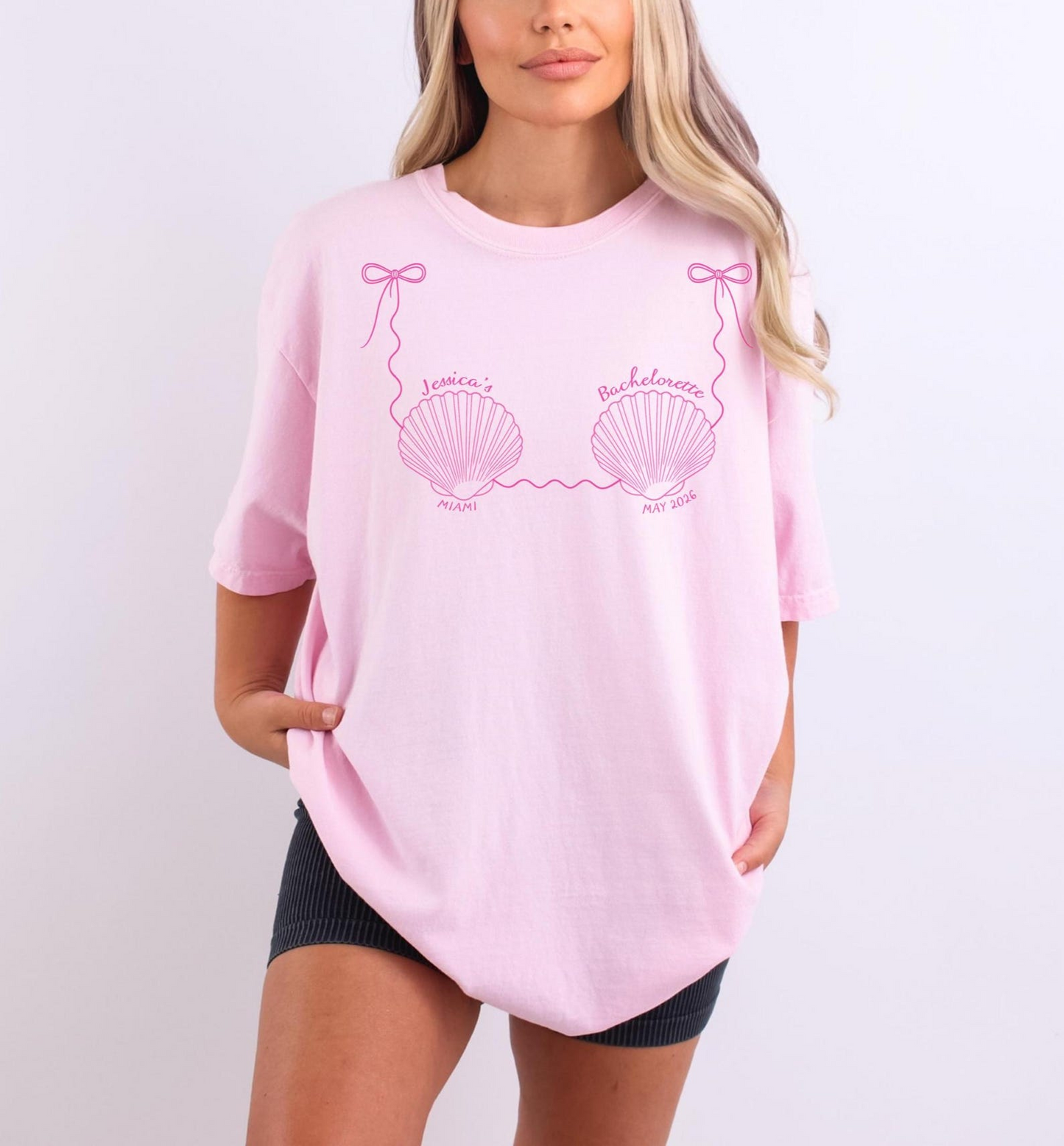 Bachelorette Shirts Seashell shirt Bach Club Shirt Bride Club Last Splash Beach Bikini Tshirt Bridesmaid Gift Matching Party