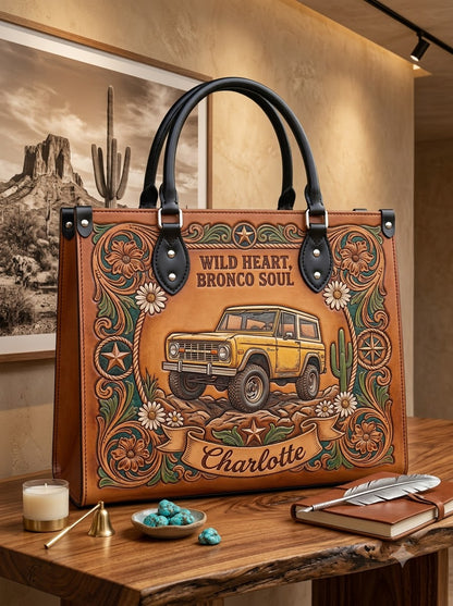Wild Heart Bronco Desert Leather Bag + Matching Wallet